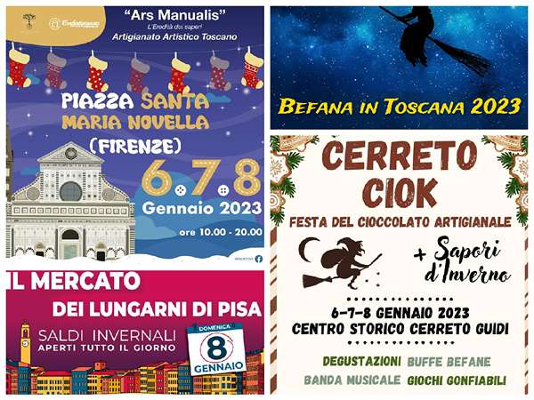 Eventi Toscana Weekend 6 7 8 Gennaio 2023
