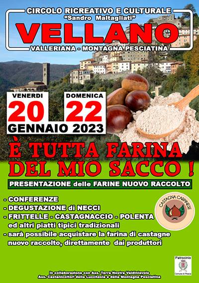 Festa della farina di castagne a Vellano 2023