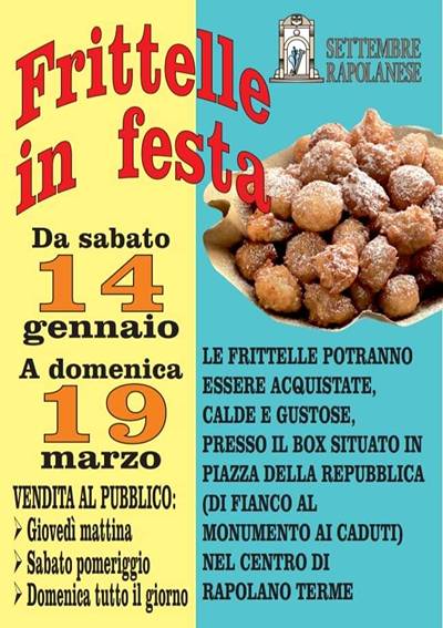 Frittelle in Festa Rapolano Terme 2023