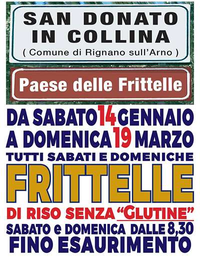 Sagra delle Frittelle San Donato in Collina 2023