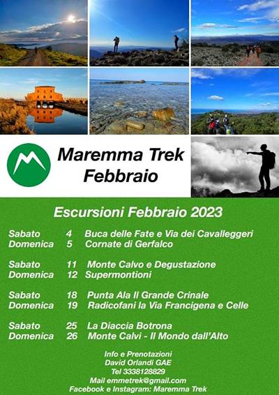Trekking in Toscana Febbraio 2023
