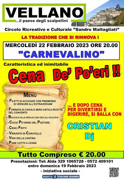 Carnevalino a Vellano 2023