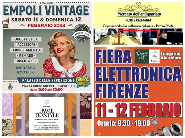 Eventi Toscana Weekend 10 11 12 Febbraio 2023