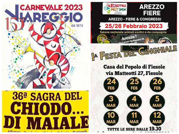 Eventi Toscana Weekend 24 25 26 Febbraio 2023