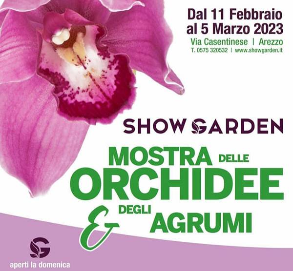 Mostra Orchidee Arezzo Show Garden 