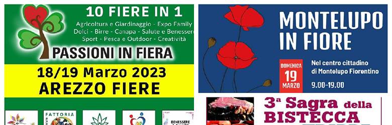 Cosa fare in Toscana 17 18 19 Marzo