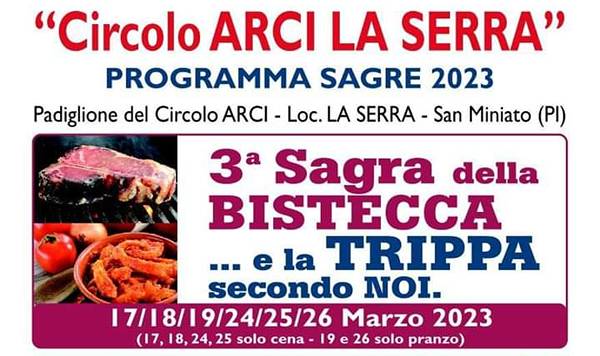 Sagra della Bistecca La Serra 2023