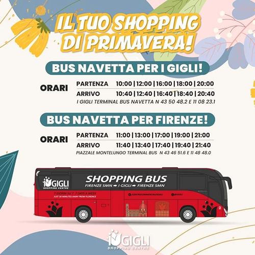 Shopping Bus i Gigli 2023 Firenze
