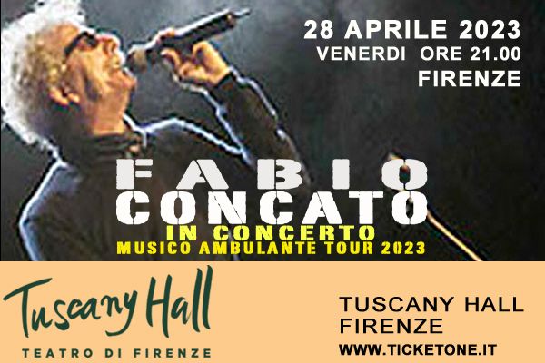 Concerto Fabio Concato Firenze 2023