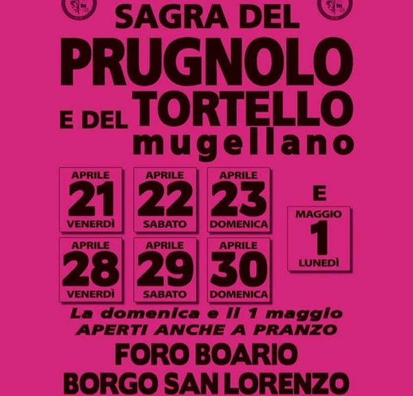 Sagra Prugnolo Tortello Borgo San Lorenzo 2023