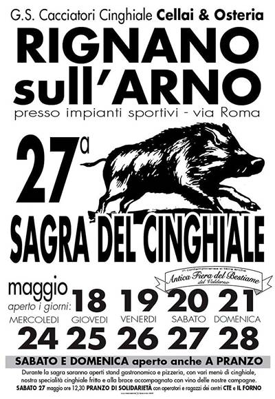 Sagra del Cinghiale Rignano sull'Arno 2023