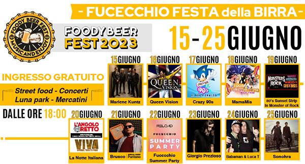 Festa della Birra Fucecchio 2023