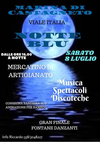 Notte Blu Marina di Castagneto Carducci 2023