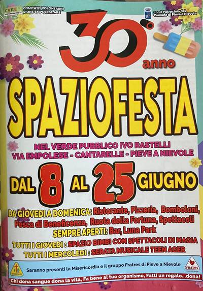 Spaziofesta a Pieve a Nievole 2023