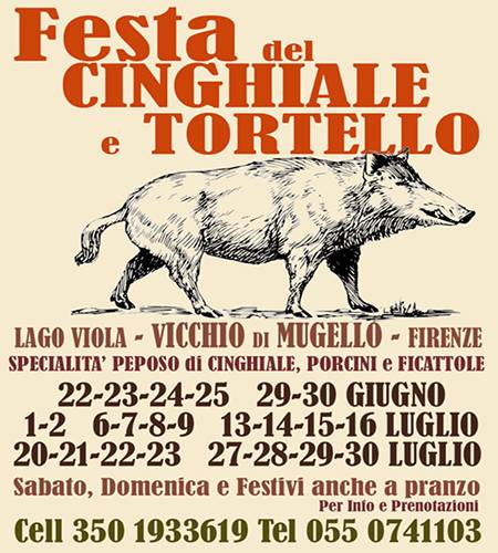 Festa del Cinghiale Tortello Vicchio 2023
