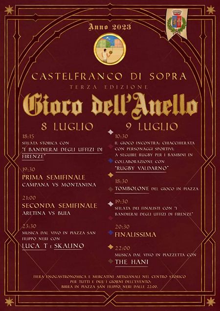 Gioco dell'Anello Castelfranco di Sopra 2023