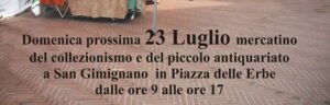 Mercatini Toscani Domenica 23 Luglio 2023