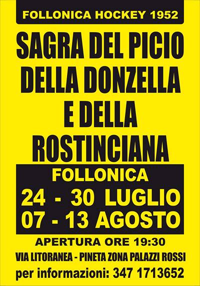 Sagra Picio Donzella Rostinciana Follonica 2023