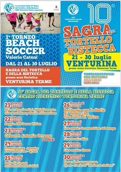 Sagra Tortello Bistecca Venturina Terme 2023