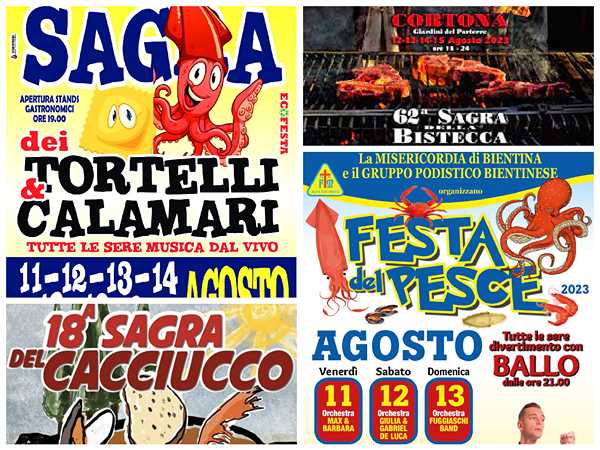 Eventi Toscana Weekend 11 12 13 Agosto 2023