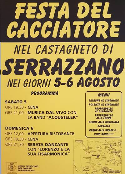 Festa del Cacciatore Serrazzano 2023