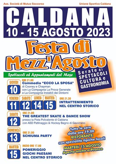 Festa di Mezz'Agosto a Caldana 2023
