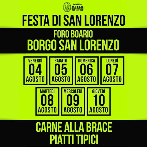 Festa di San Lorenzo Borgo San Lorenzo 2023