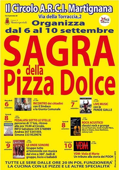 Sagra della Pizza Dolce Martignana 2023