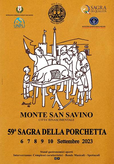 Sagra della Porchetta Monte San Savino 2023