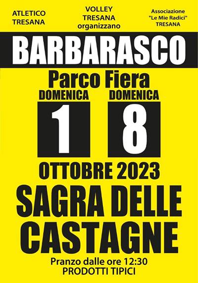 Sagra delle Castagne Barbarasco 2023