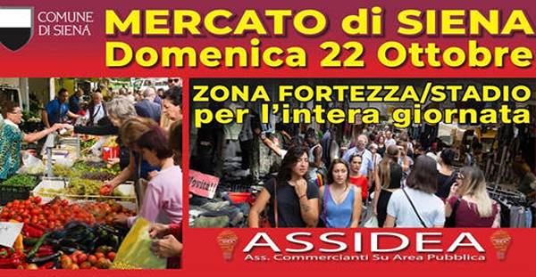 Mercato a Siena Domenica 22 Ottobre