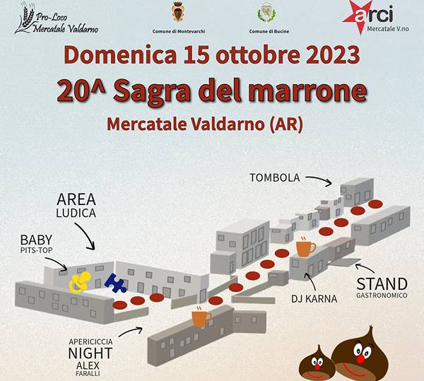 Sagra del Marrone Mercatale Valdarno 2023