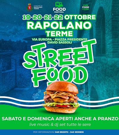 Street Food Rapolano Terme 2023