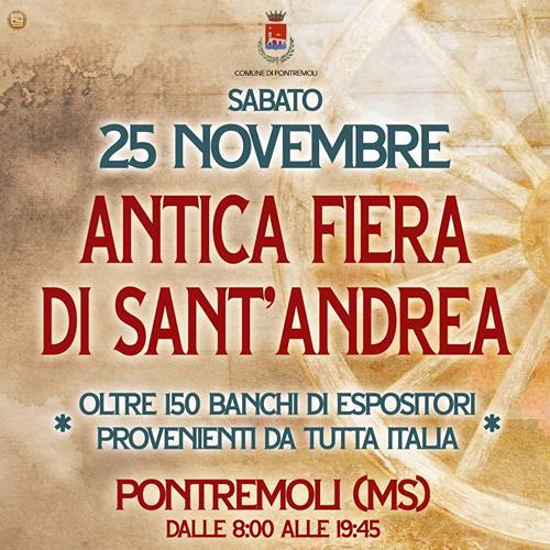 Antica Fiera Sant'Andrea Pontremoli 2023