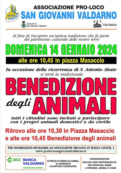 Benedizione degli Animali Valdarno 2024