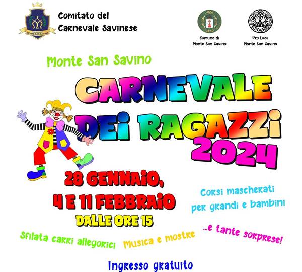 Carnevale Monte San Savino 2024