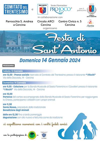 Festa di Sant'Antonio Cercina 2024