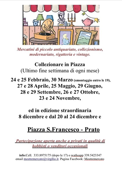 Collezionare in Piazza Prato 2024