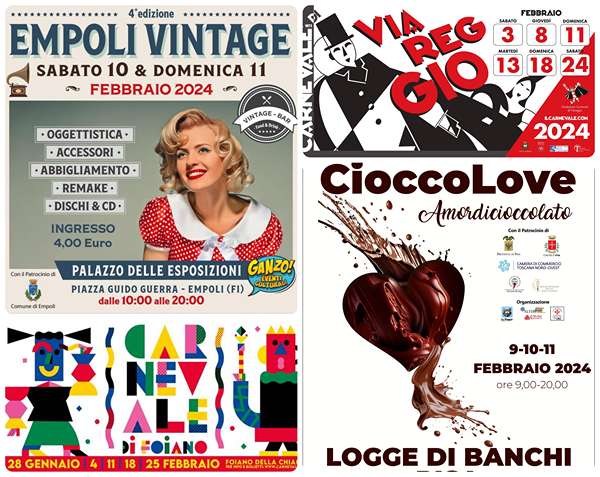 Eventi Toscana Weekend 9 10 11 Febbraio 2024