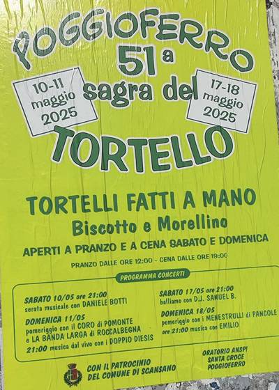 Sagra del Tortello a Poggioferro 2025