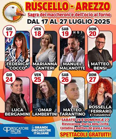 Sagra di Ruscello 2025 Arezzo
