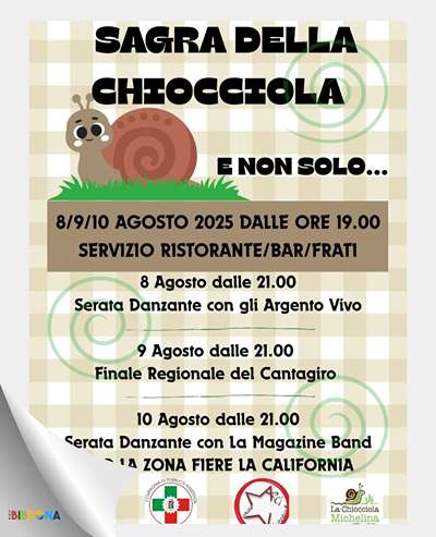 Sagra della Chiocciola a Bibbona 2025