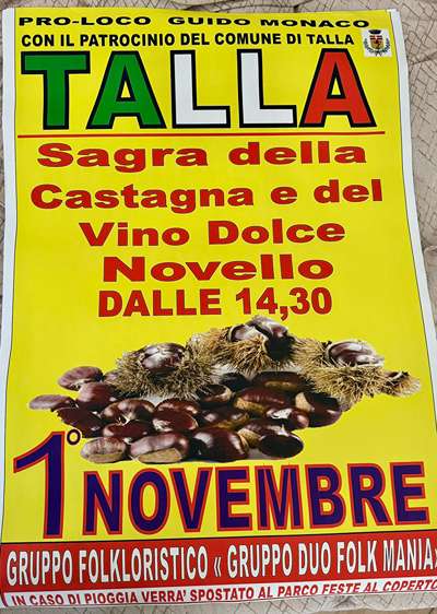 Sagra delle Castagne Talla 2025