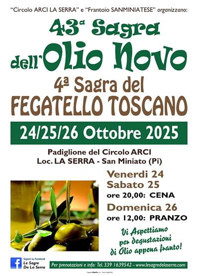 Sagra Olio Novo La Serra 2025