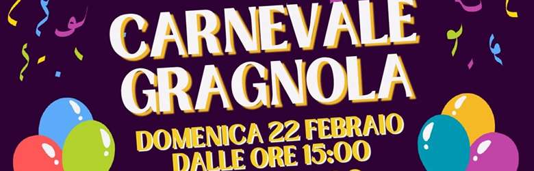 Carnevale Toscana Domenica 22 Febbraio 2026