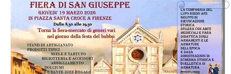 Eventi in Toscana San Giuseppe 2026