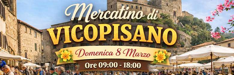 Mercatini Toscana Domenica 8 Marzo 2026