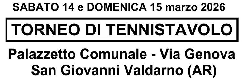 Ping Pong Valdarno