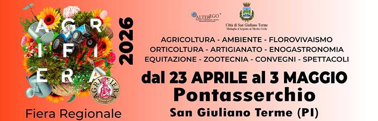 Fiera a Pontasserchio Agricoltura 2026