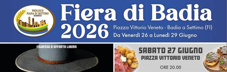 Eventi Firenze Domenica 28 Giugno 2026